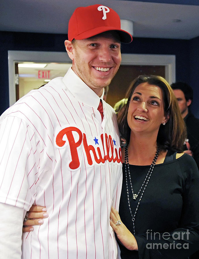 Roy Halladay Press Conference Photograph by Drew Hallowell Roy Halladay Press Conference Photograph by Drew Hallowell