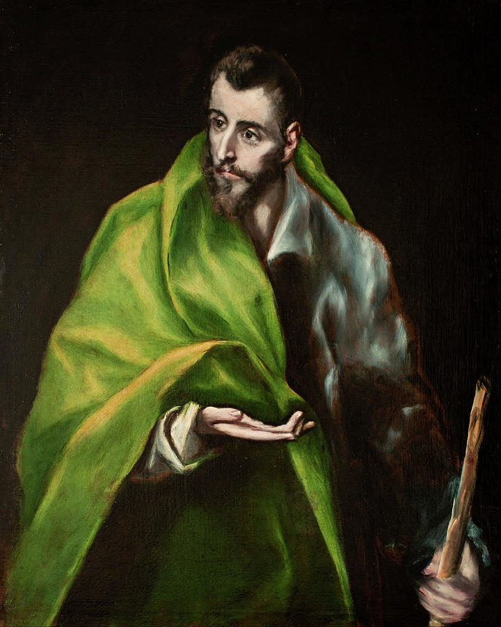 El Greco Painting - Saint James the Greater #2 by El Greco
