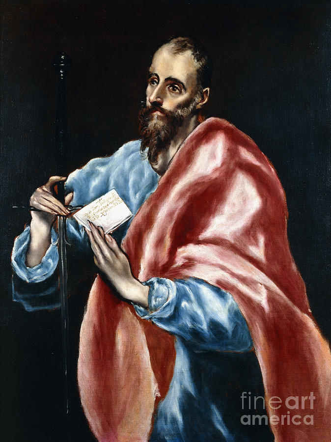 Saint Paul Painting by El Greco - Fine Art America