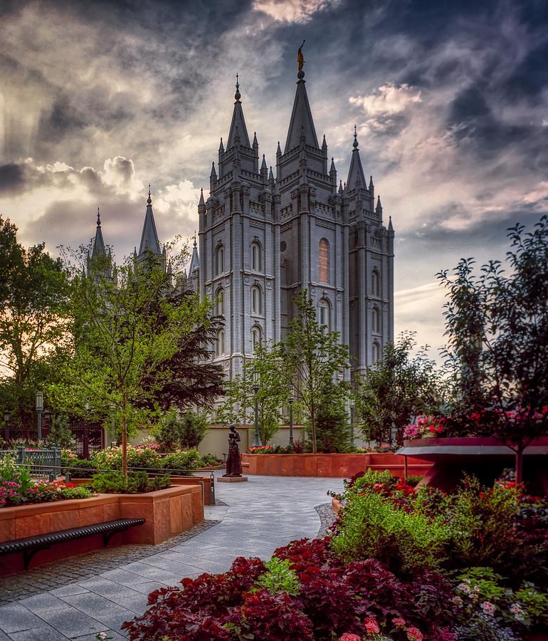 Salt Lake City Photograph - Salt Lake Temple #2 by Mountain Dreams