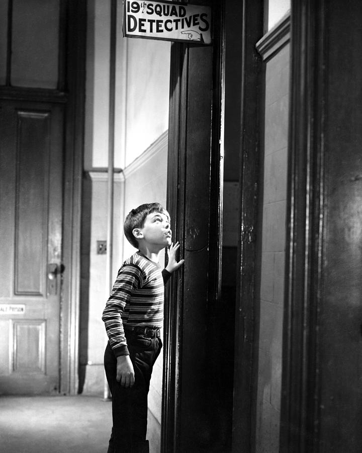 Scared Bobby Driscoll In The Window Photograph by Globe Photos - Fine ...