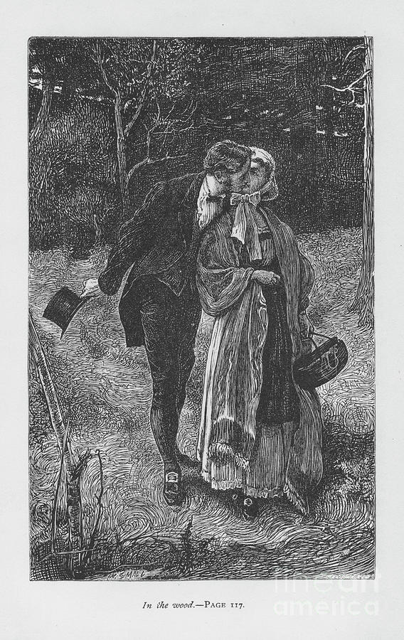 Scene From Adam Bede By George Eliot #2 Drawing by Print Collector