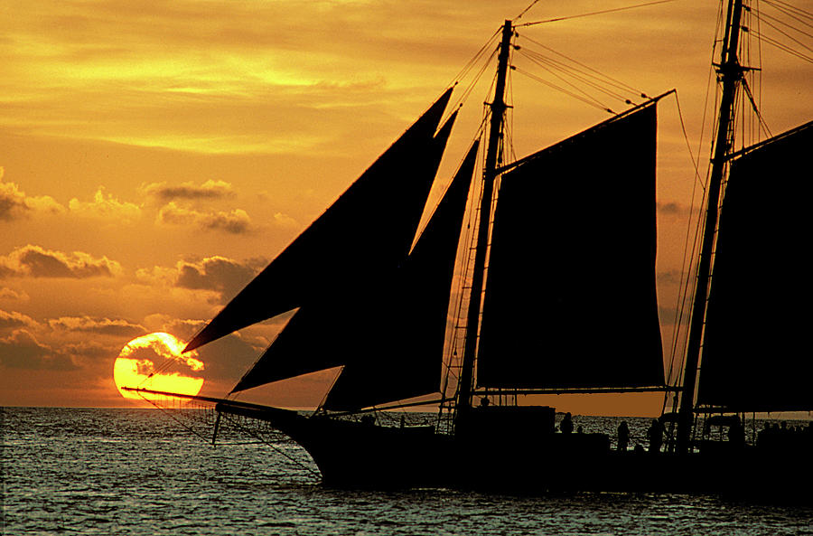 Schooner In Key West Photograph