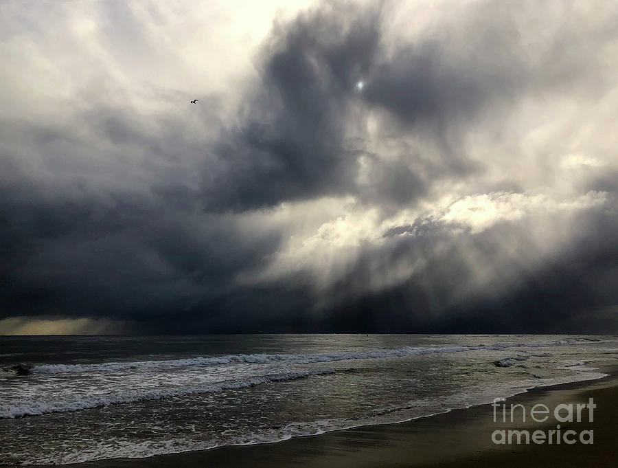 Sea And Stormy Sky #2 Photograph by Russell Kightley/science Photo Library