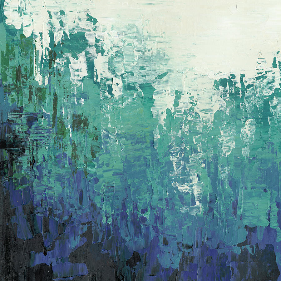 Abstract Painting - Sea Caverns I #2 by Grace Popp