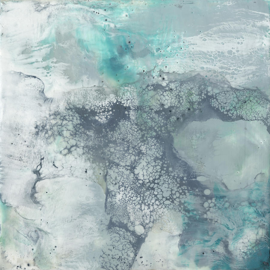Abstract Painting - Sea Lace I #2 by Jennifer Goldberger