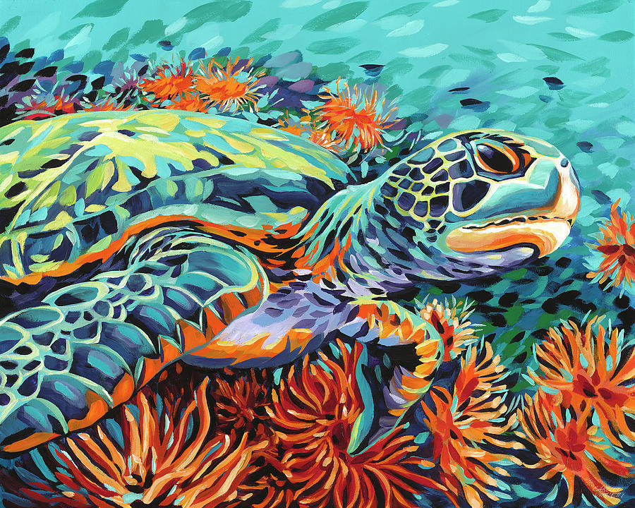 Animal Painting - Sea Sweetheart I #2 by Carolee Vitaletti