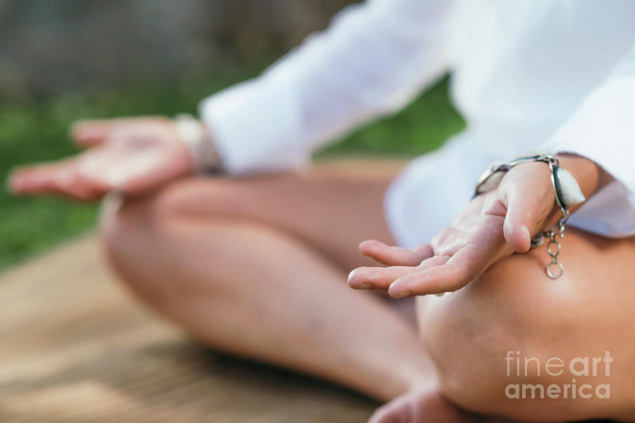 Self-healing Mindfulness Meditation #2 Photograph by Microgen Images/science Photo Library