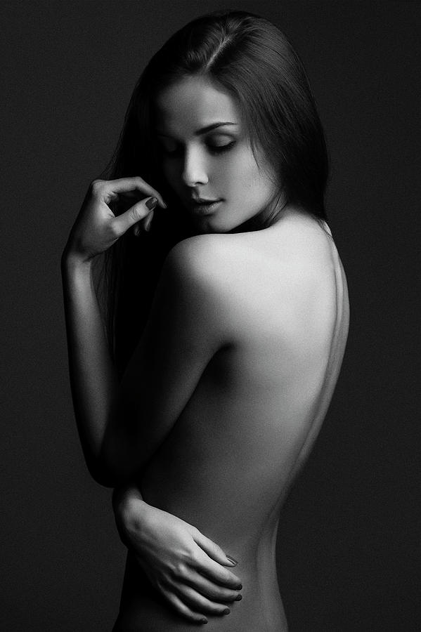 Black And White Photograph - Sensual Beauty #2 by Martin Krystynek Mqep