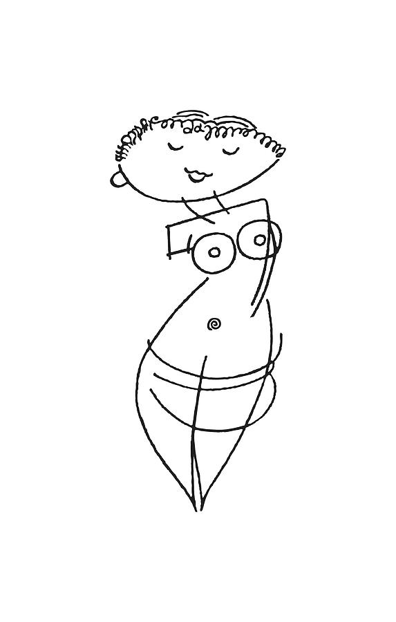Sexy Woman #2 Drawing by CSA Images - Pixels