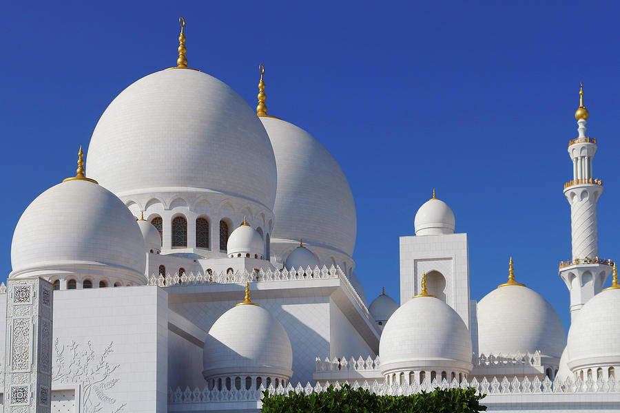 Sheikh Zayed Grand Mosque Abu Dhabi United Arab Emirates Photograph by ...