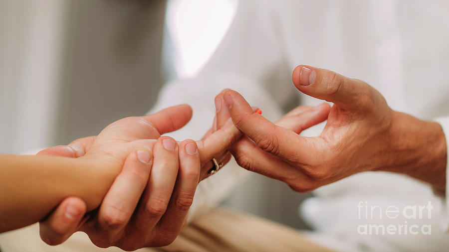 Arm Massage #4 Photograph by Microgen Images/science Photo Library