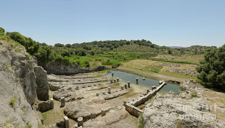 Ship Sheds At Ancient Oiniades #2 Photograph by David Parker/science Photo Library Ship Sheds At Ancient Oiniades #2 Photograph by David Parker/science Photo Library