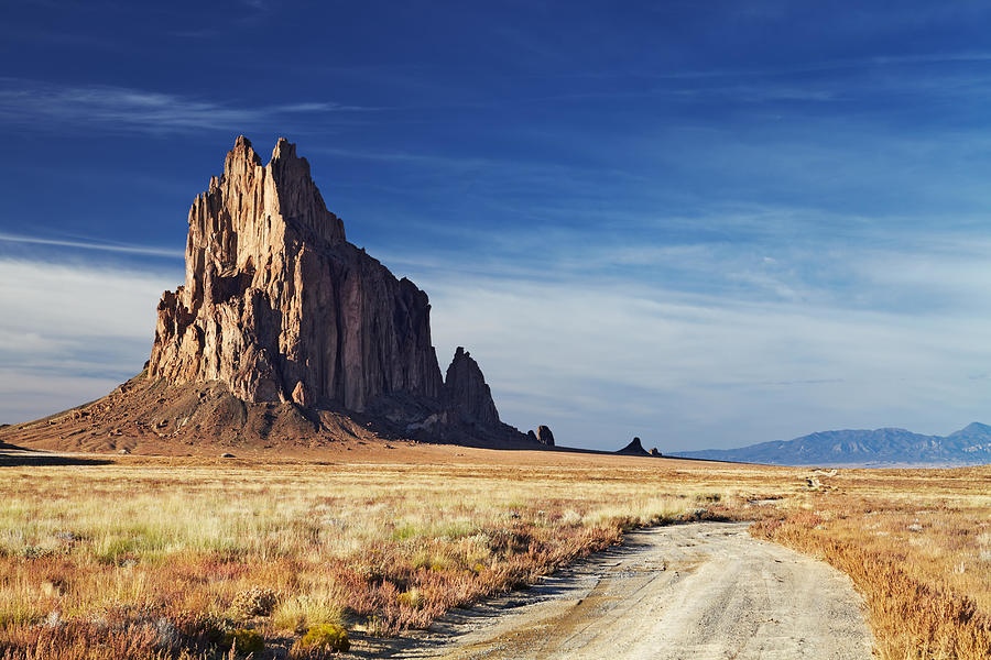 Shiprock, The Great Volcanic Rock Photograph By Dpk-photo - Fine Art 