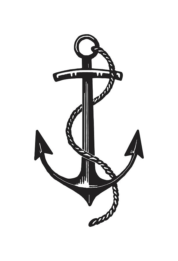 Ship's Anchor Drawing by CSA Images - Fine Art America