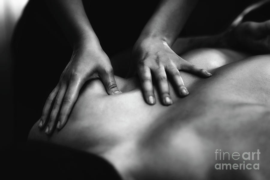 Shoulder Massage Photograph by Microgen Images/science Photo Library