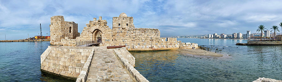 Sidon Sea Castle, Crusaders Sea Castle #2 Photograph by Panoramic Images