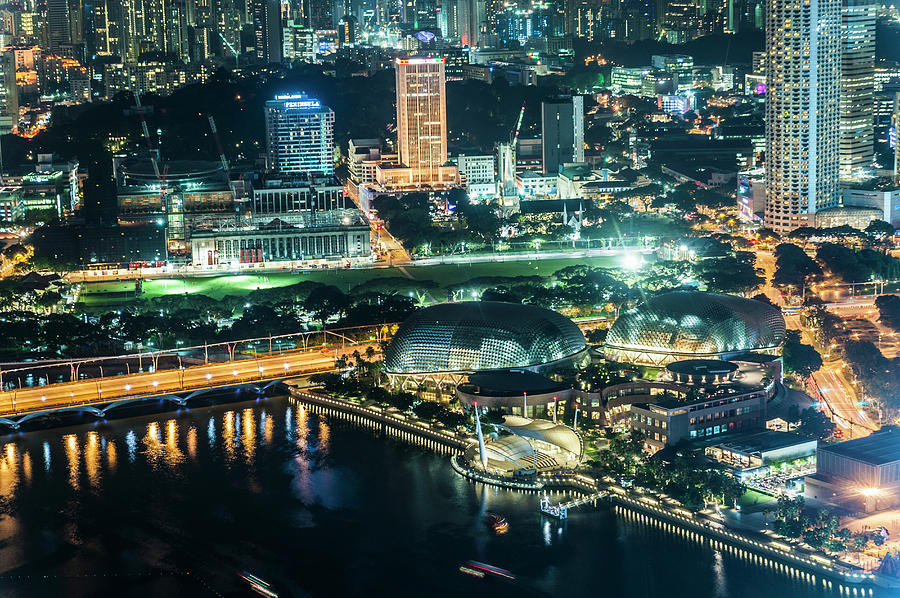 Singapore Skyline #2 Photograph by John Harper
