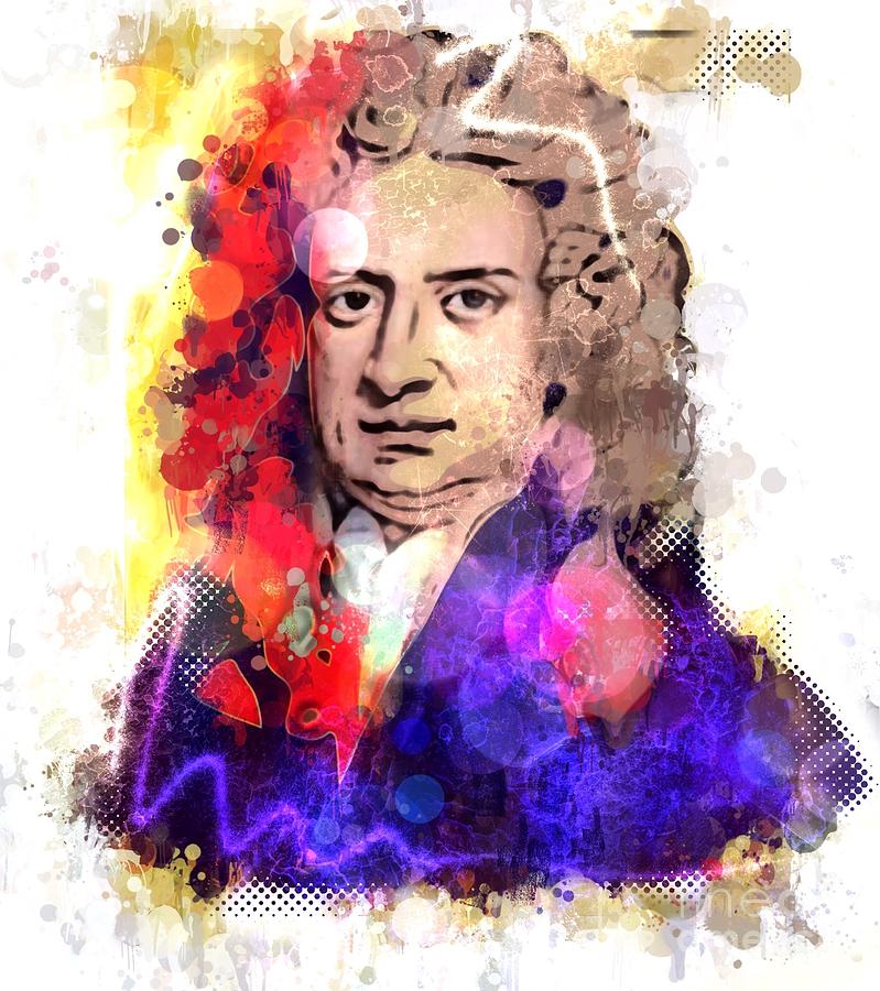 Sir Isaac Newton Digital Art By Jonathan Palgon 5313
