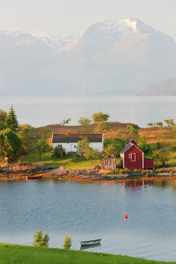 Small Island In Hardangerfjorden #2 Photograph by Peter Adams