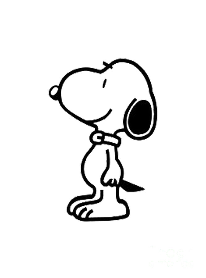 Snoopy Digital Art by Leroy A William