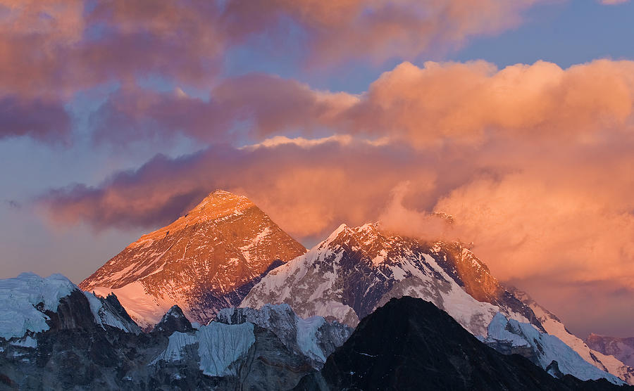 Snowy Mountaintops And Clouds #2 Photograph by Cultura Exclusive/ben Pipe Photography