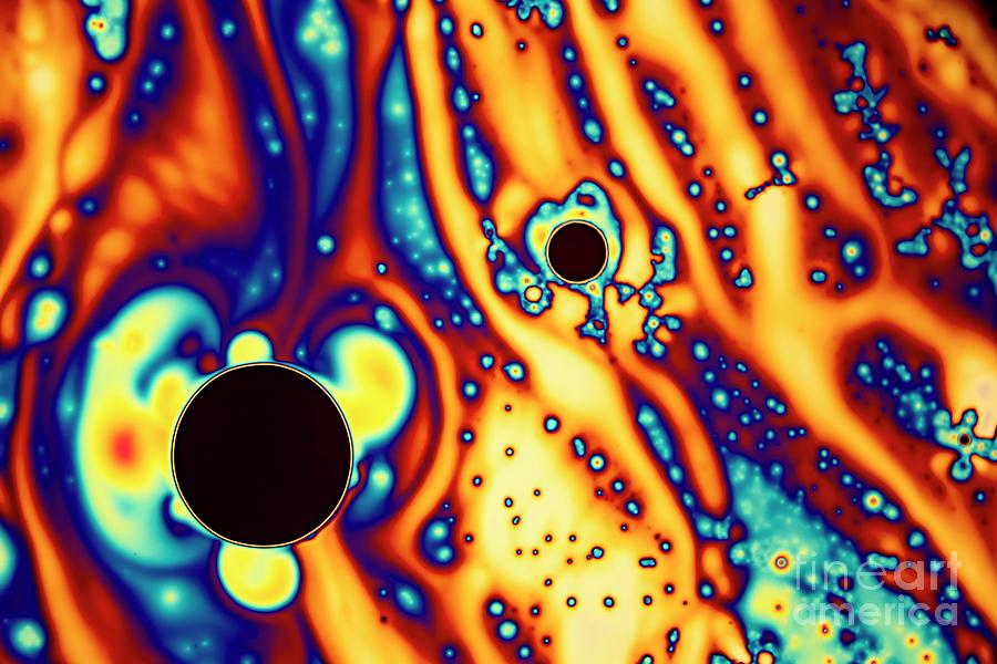 Soap Bubble Film Iridescence #2 Photograph by Frank Fox/science Photo Library
