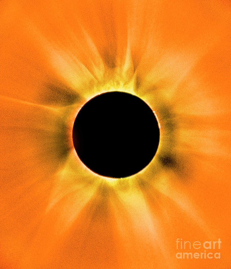 Eclipse Photograph - Solar Eclipse #2 by Dr J. Durst/science Photo Library
