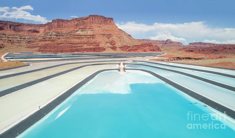 Solar Evaporation Ponds Photograph by David Parker/science Photo ...