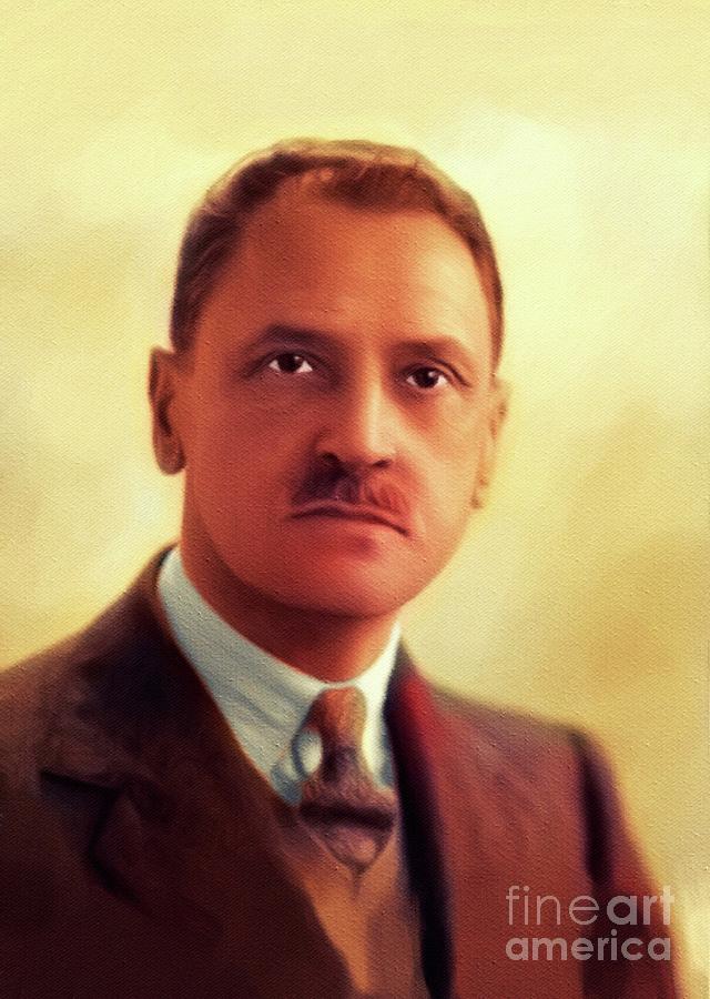 Somerset Painting - Somerset Maugham, Literary Legend by Esoterica Art Agency Somerset Painting - Somerset Maugham, Literary Legend by Esoterica Art Agency