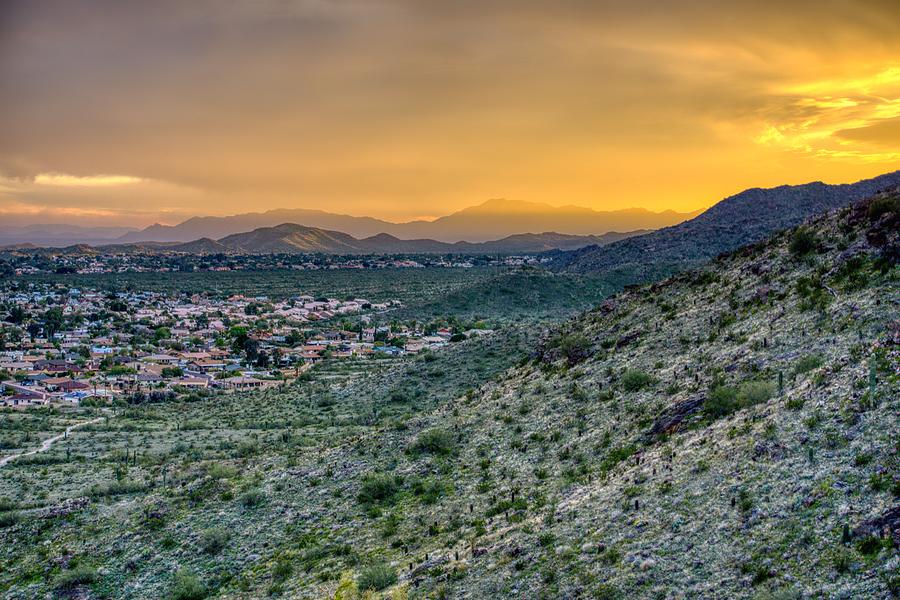 South Mountain Sunset  #2 Photograph by Anthony Giammarino