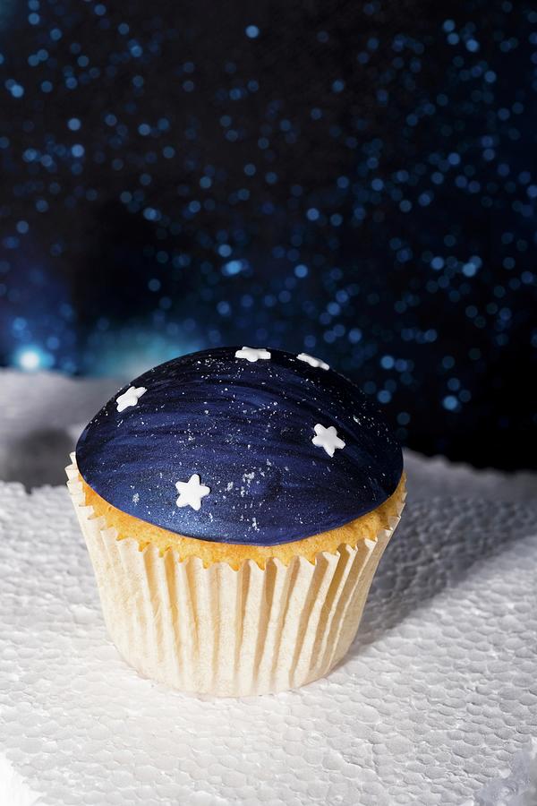 Space Themed Cupcake #2 Photograph by Adrian Britton