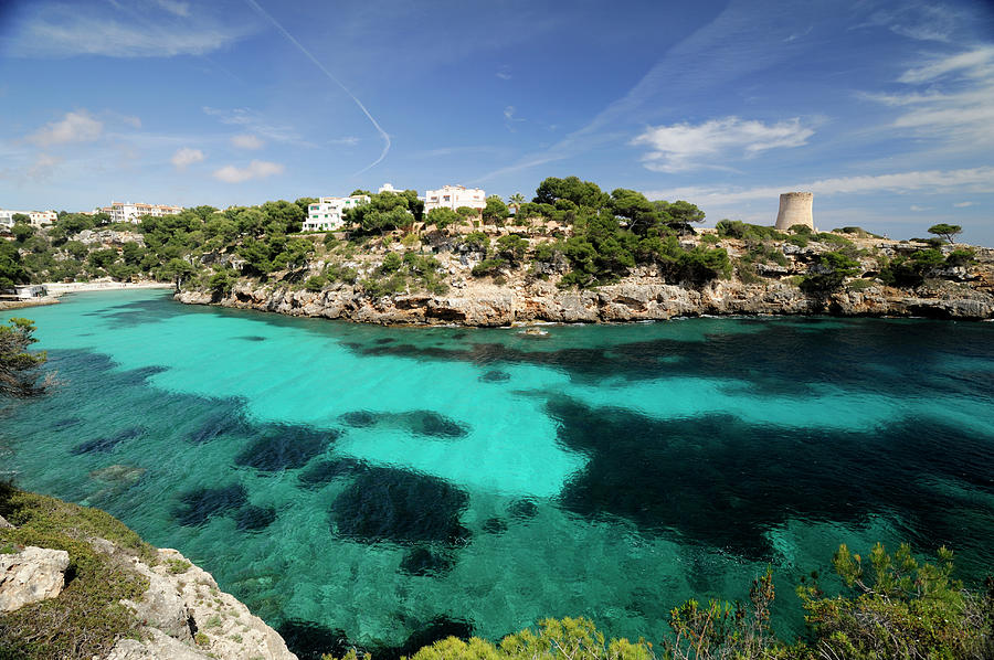 Spain, Balearic Islands, Mallorca, Cala by Soberka Richard ...