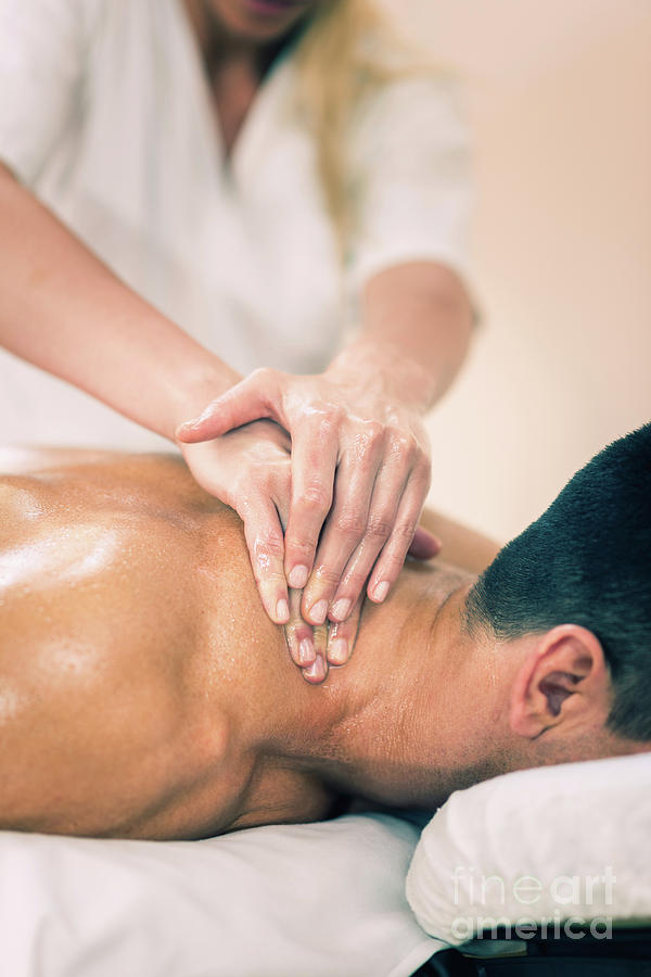 Sports Massage #2 Photograph by Microgen Images/science Photo Library