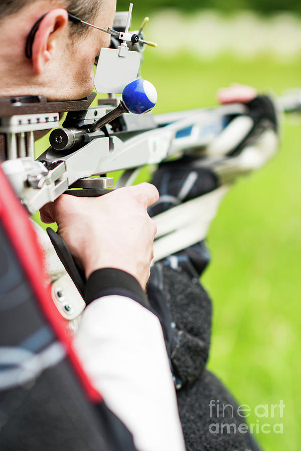 Sports Rifle Practice #2 Photograph by Microgen Images/science Photo Library
