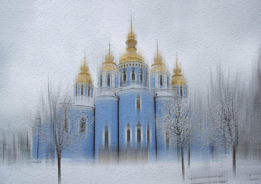 St. Michael\s Golden-domed Monastery #2 Photograph by Alexander Kiyashko