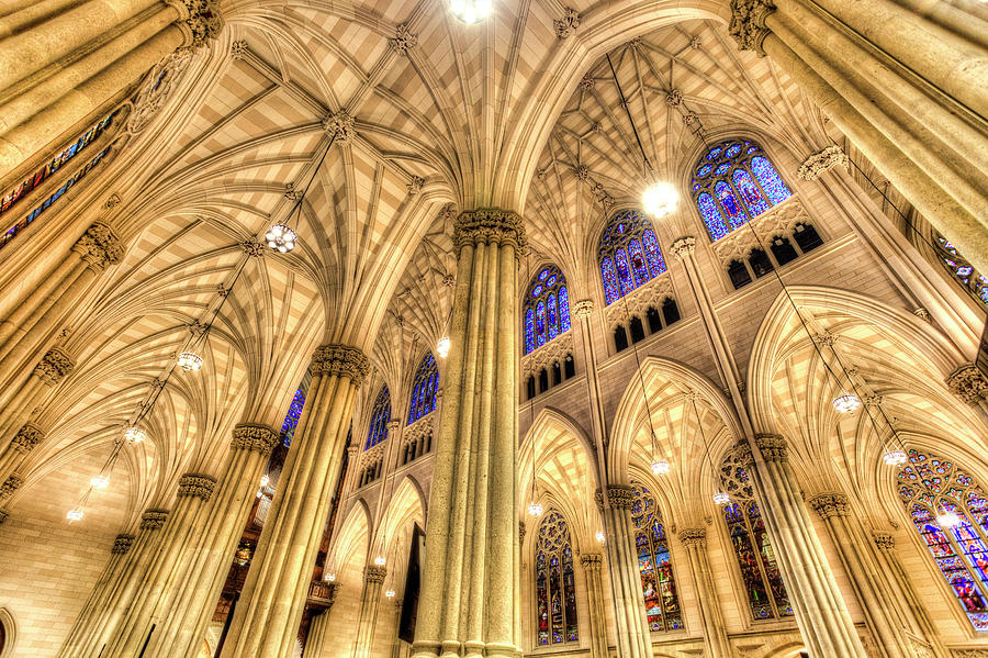 St Patrick's Cathedral Photograph - St Patricks Cathedral Manhattan  #2 by David Pyatt