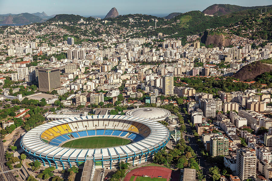 Stadium, Rio De Janeiro, Brazil #2 Digital Art by Antonino Bartuccio