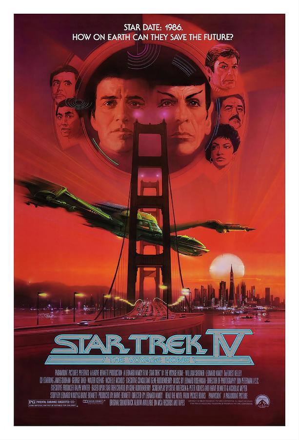 Movie Poster Photograph - Star Trek Iv The Voyage Home -1986-. #2 by Album