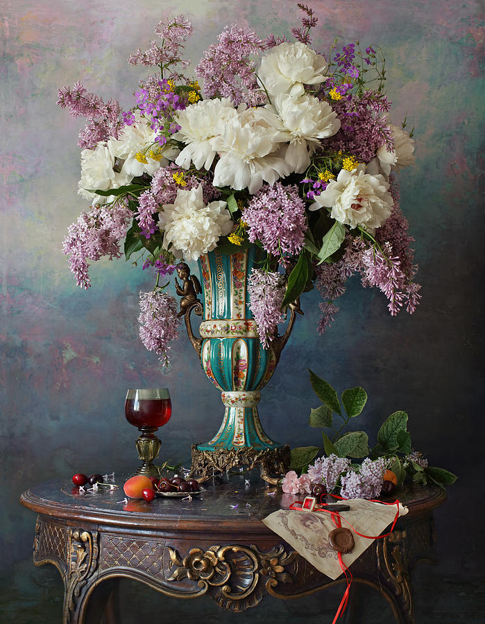 Still Life With Flowers #2 Photograph by Andrey Morozov