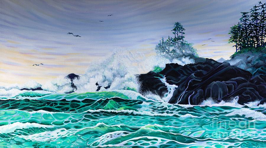 Storm Watch #2 Painting by Elissa Anthony