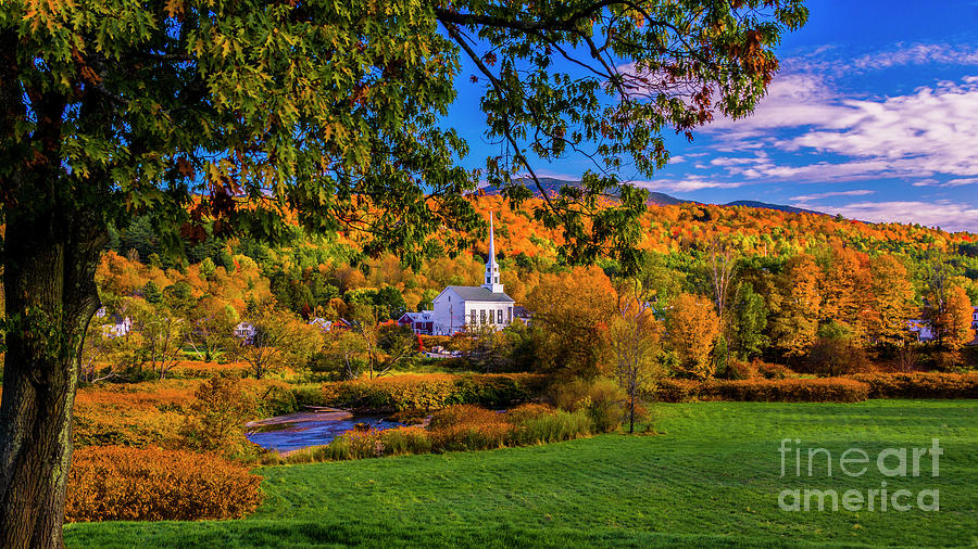 Stowe Community Church #2 Photograph by Scenic Vermont Photography