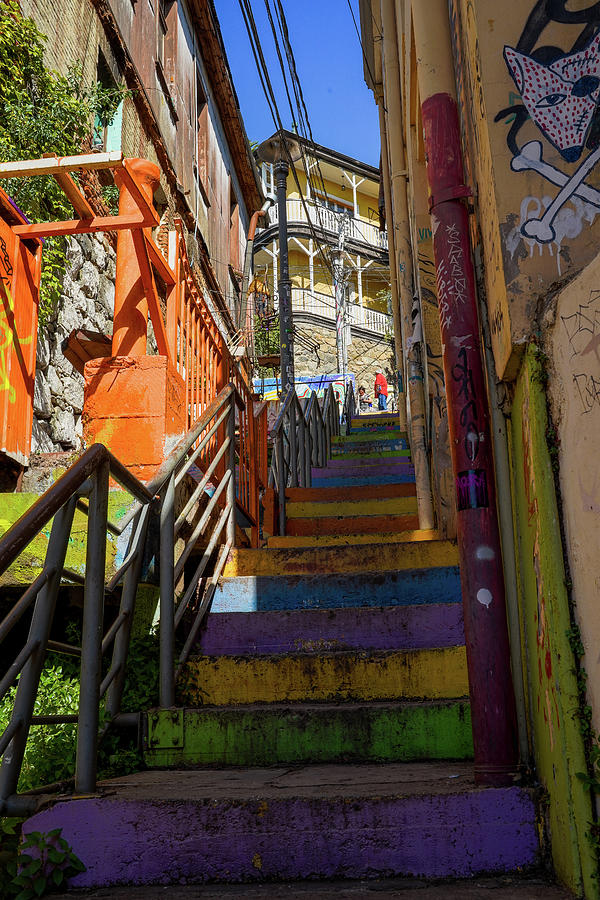 Streets Of Valparaiso Photograph by Matthew Holdridge - Fine Art America