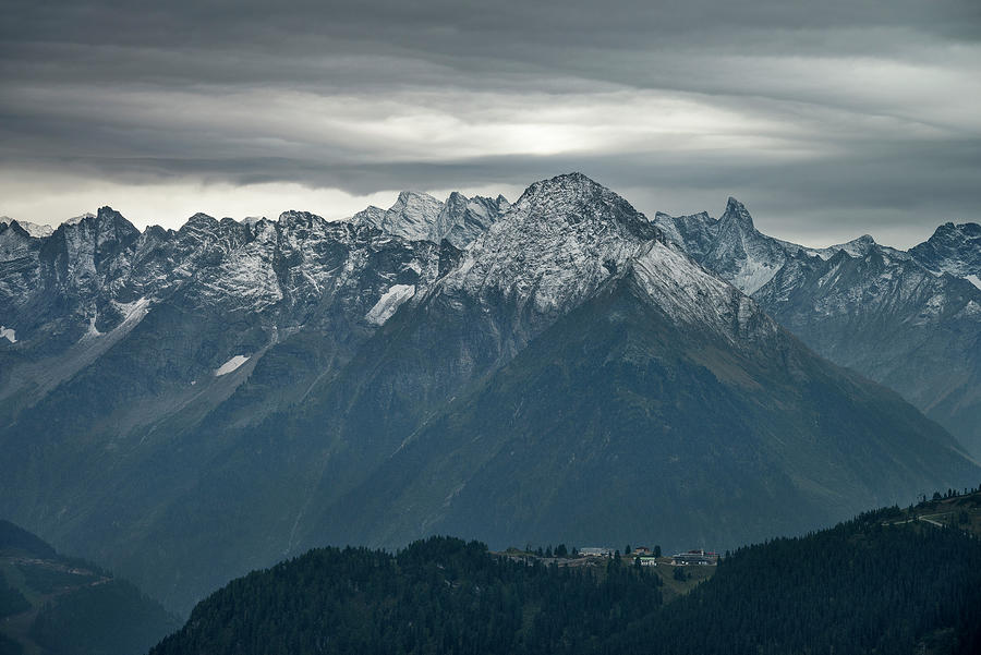 Stunning Views Of Mountains In The Alps, Zillertal, Tyrol, Austria, Alps #2 Photograph by Gnther Bayerl