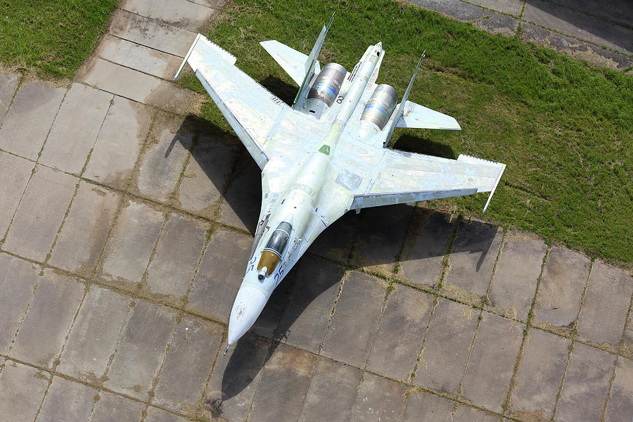 Su-27 Jet Fighter Of The Russian Air #2 Photograph by Artyom Anikeev