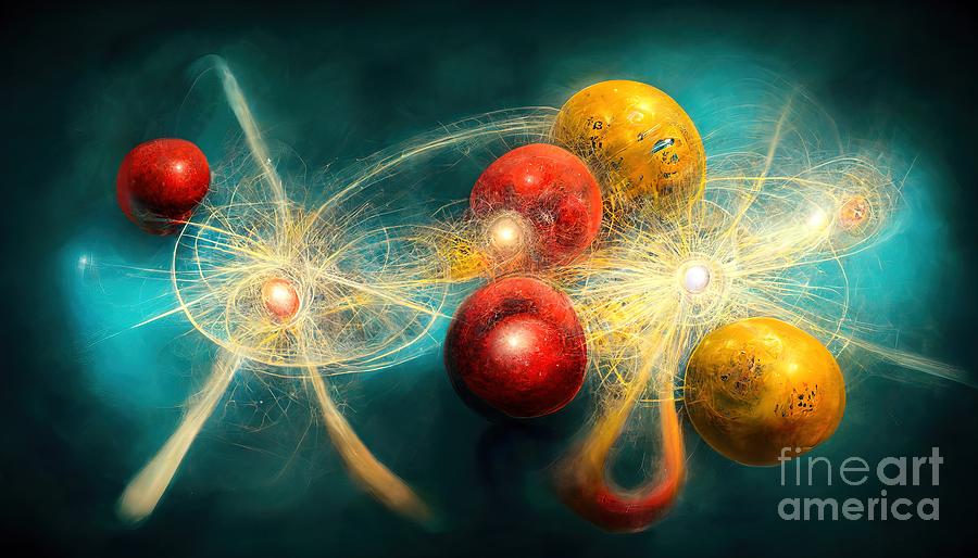 Subatomic Particles And Atoms #2 Photograph by Richard Jones/science Photo Library