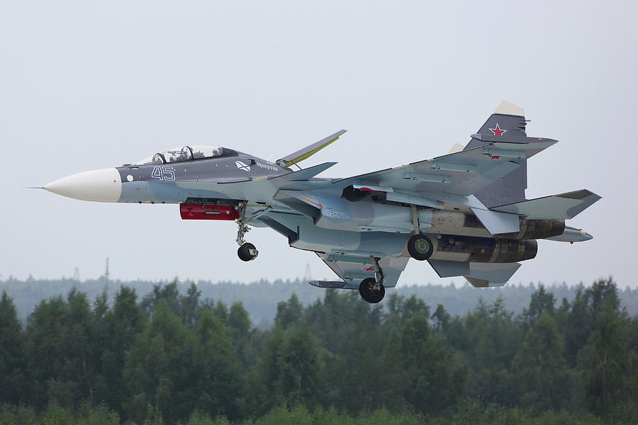 Sukhoi Su-30sm Jet Fighter Photograph by Artyom Anikeev - Fine Art America