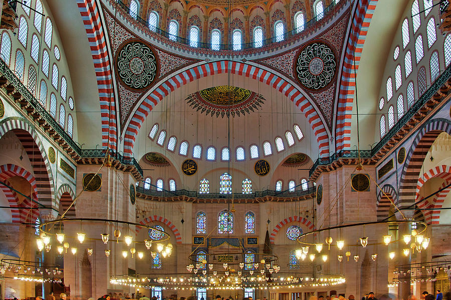 Interior Of The Suleymaniye Mosque