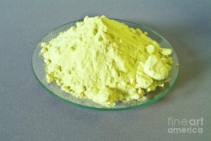 Sulphur #2 Photograph by Martyn F. Chillmaid/science Photo Library