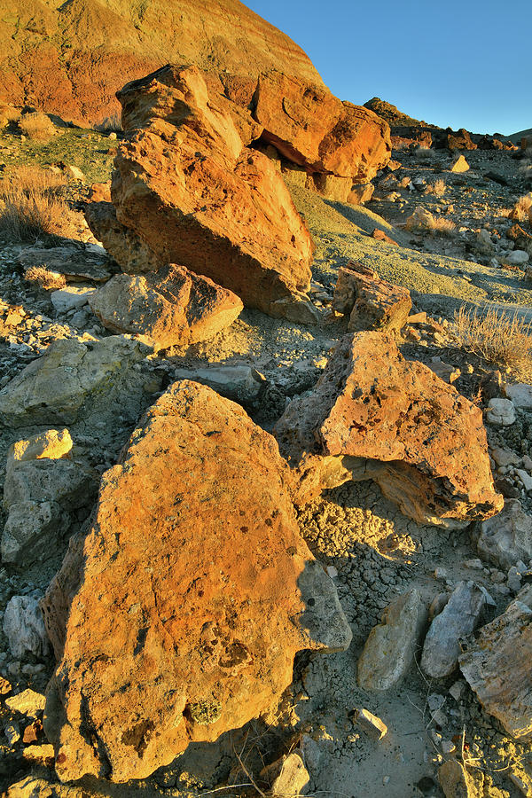 Sunrise on Boulders of Ruby Mountain #2 Photograph by Ray Mathis